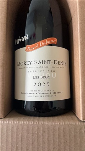 Burgundi Morey-Saint-Denis Premier Cru David Duband Les Broc 2023