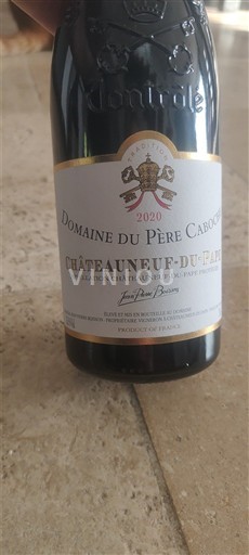 Rona dolina Châteauneuf-du-Pape Domaine Père Caboche 2020
