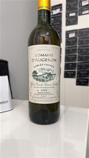 Sud-Ouest Côtes de Gascogne Domaine Augeron Sables Fauves 2009