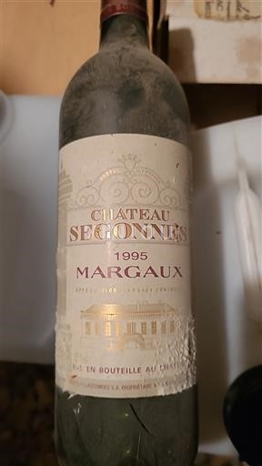 Bordéus Margaux Château Segonnes 1995