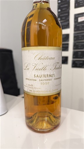 Bordeaux Sauternes Château La Vieille Tuque 1991