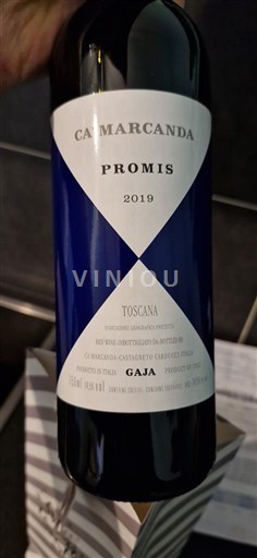 Viner Rouge sec Promis Ca' Marcanda 2019 Italien Toscana Ospecificerad DOC