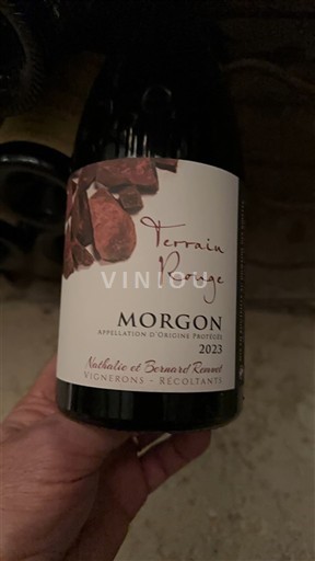 Beaujolais Morgon Nathalie et Bernard Rondeau Terrain Rouge 2023