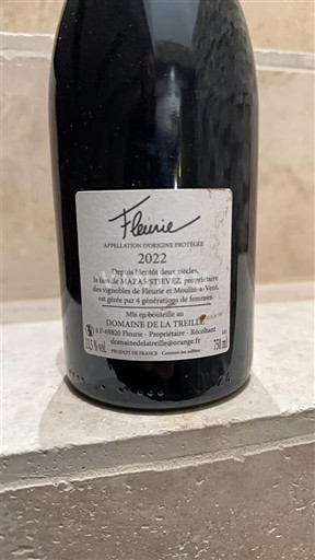 Beaujolais Fleurie Domaine La treille 2022