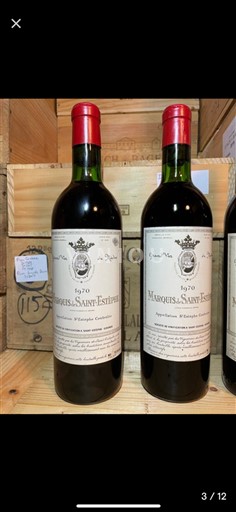 Burdeos Saint-Estèphe Marquis de Saint-Estèphe 1966