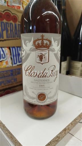 Bordeaux Sauternes Clos du Roy 1995