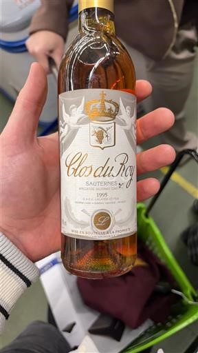 Weine Blanc liquoreux Clos du Roy 1995 Frankreich Bordeaux Sauternes AOC