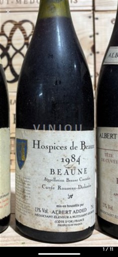 Burgundsko Beaune Hospices de Beaune Rousseau-Deslandes 1984