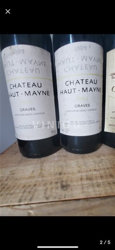 Bordeaux Graves Château Haut-Mayne 1983