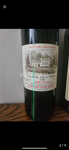 Bordeaux Saint-Julien Grand Cru Château Saint-Pierre 1988