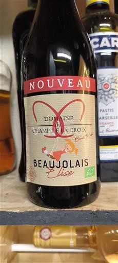 Beaujolais Beaujolais Nouveau Domaine Champ de la Croix Elise Ikke årgangsbestemt