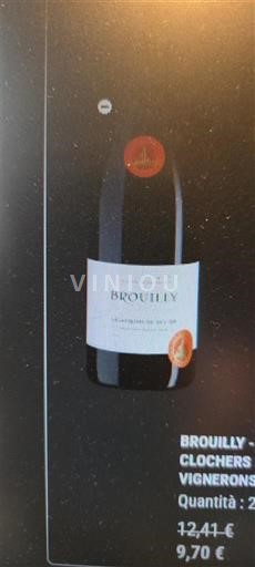Beaujolais Brouilly Clochers des Vignerons 2023