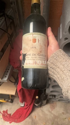 Weine Rouge sec Vine de Gaillat 1975 Frankreich Südwestfrankreich Gaillac AOC