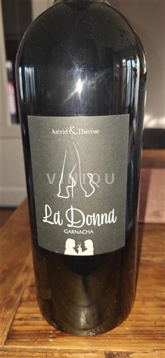 Rượu vang Rouge sec La Donna Astrid & Thérèse 2020 Tây Ban Nha Aragon Carinena DO