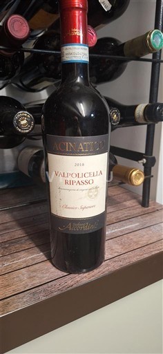 Vénétie Valpolicella Ripasso Acinatico 2018