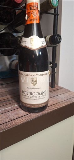 Burgundsko Hautes Côtes de Nuits Blanchard de Cordambais 2015