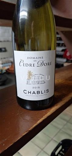 Borgoña Chablis Domaine Cèdre Doré 2018