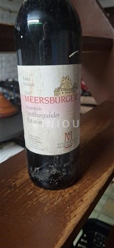 Weine Rouge sec Sängerhalle Spätburgunder Rotwein Meersburger 2000 Deutschland Baden