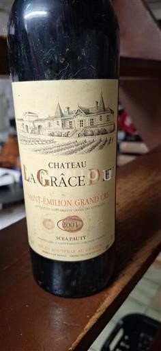 Bordeaux Saint-Émilion Grand Cru Grand Cru Château La Grâce Dieu 2001