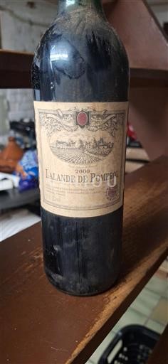 Rượu vang Rouge sec Lalande de Pomerol 2000 Pháp Bordeaux Lalande-de-pomerol AOC