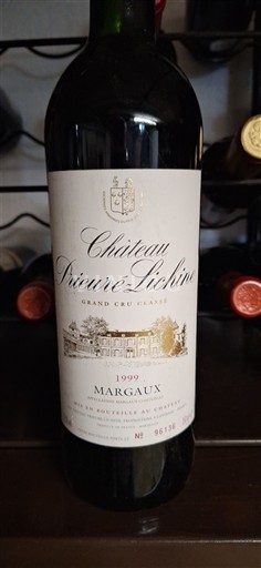 Bordeaux Margaux Grand Cru Classé Château Prieuré-Lichine 1999