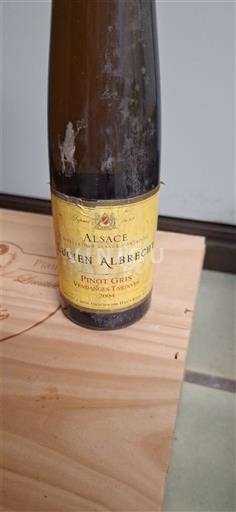 Alsace Château Lucien Albrecht Vendanges Tardives 2004