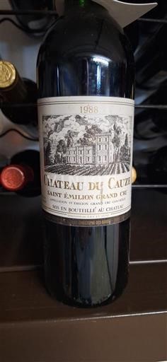 Bordeaux Saint-Émilion Grand Cru Grand Cru Château Cauze 1988