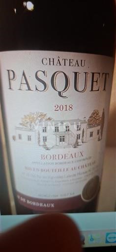 Bordeaux Château Pasquet 2018