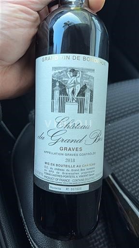 Bordeaux Graves Château Grand Bos 2018