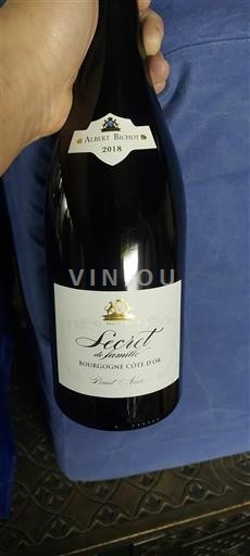 Vinos Rouge sec Secret de Famille Albert Bichot 2018 Francia Borgoña Borgoña Côte d'Or AOC