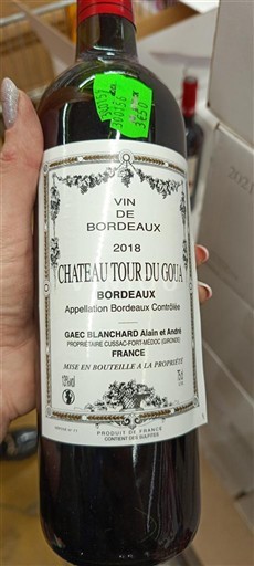 Bordeaux Château Tour du Goua 2018