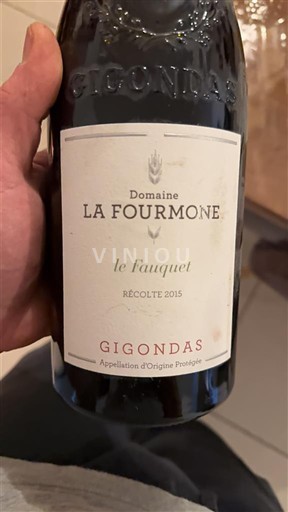 Rhône Valley Gigondas Domaine La Fourmone le Fauquet 2015