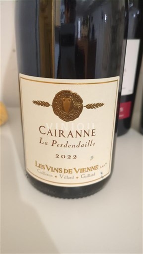 Rượu vang Rouge sec La Perdendaille Les Vins de Vienne 2022 Pháp Thung lũng Rhône Cairanne AOC
