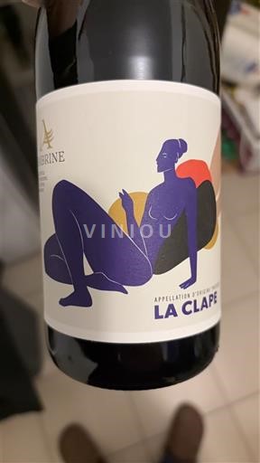 Wijnen Rouge sec Ambrine L'Aurigne 2023 Frankrijk Languedoc La Clape AOC