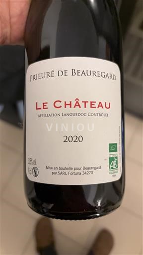 Rượu vang Rouge sec Le Château Prieuré de Beauregard 2020 Pháp Languedoc AOC