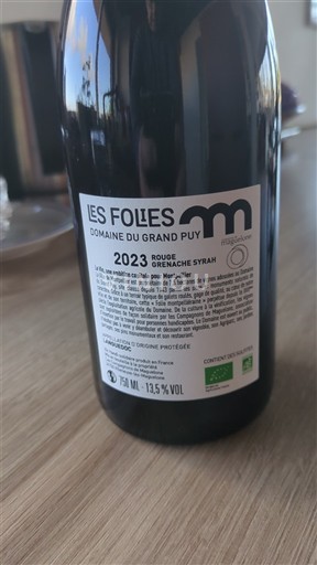 Linguadoca e Rossiglione Non specificato Domaine Grand Puy Les Folies 2023