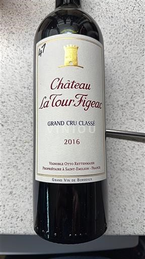 Bordeaux Saint-Émilion Grand Cru Grand Cru Classé Château La Tour Figeac 2016