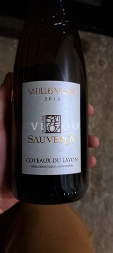 Wines Blanc moelleux Vieilles Vignes Domaine Sauveroy 2018 France Loire Valley Coteaux-du-Layon AOC