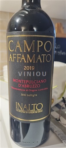 Abruzzerna Montepulciano d'Abruzzo Inalto Campo Affamato 2019
