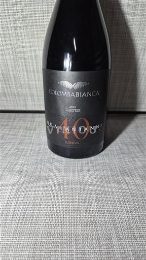 Sicile Sicilia Colomba Bianca Quarantanni Riserva 2021