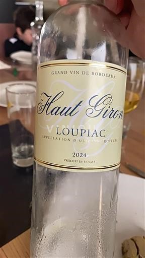 Bordeaux Loupiac Haut Giron 2024