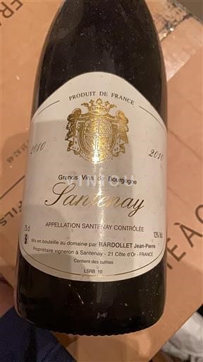 Burgundy Santenay Bardollet Jean-Pierre 2010