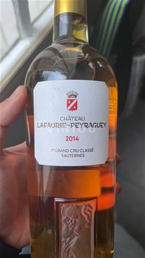 Bordeaux Sauternes Premier Cru Château Lafaurie-Peyraguey 2014