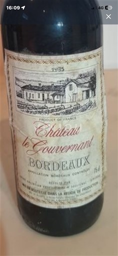 Burdeos Bordeaux Château Le Gouvernant 1985