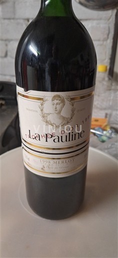 Bordeaux La Pauline Tradition Médaille d'Or 1998