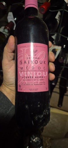 Bordéus Médoc Château Saïkouk Alice 2006
