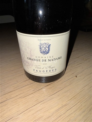 Rượu vang Rouge sec Vents d'Anges Domaine Grange de Madame 2023 Pháp Languedoc Faugères AOC