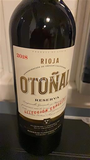La Rioja Rioja Otoñal Reserva Selección Especial 2018