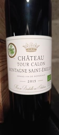 Wine Montagne-Saint-Émilion Château Tour Calon - 2016 - Reviews