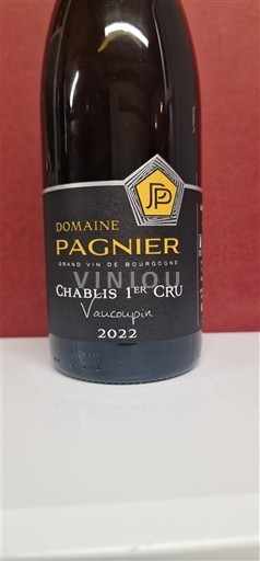 Burgundy Chablis Premier Cru Domaine Pagnier Vaucoupin 2022